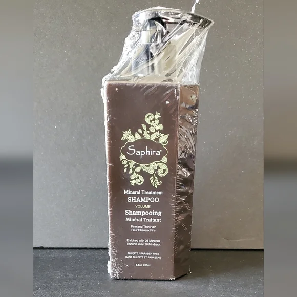 Saphira Mineral Treatment Shampoo 8.5 oz New- Still shrink-wrapped. - Picture 3 of 4